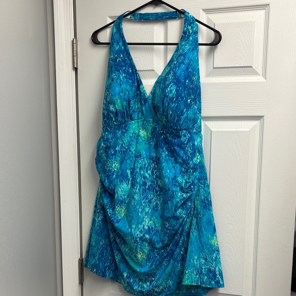 L.L. Bean Blue Sun Blocking Swimwear